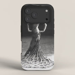 1920 Spanish Flamenco dancer vintage starlet Ruth St Denis black and white photograph  iPhone Case