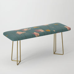 A Field Of Flowers Bloom Bench