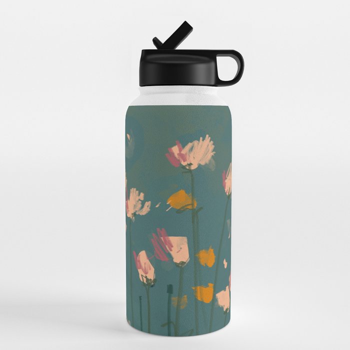 A Field Of Flowers Bloom Water Bottle