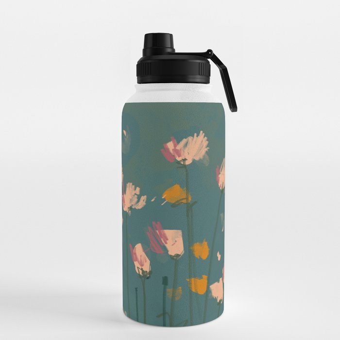 A Field Of Flowers Bloom Water Bottle