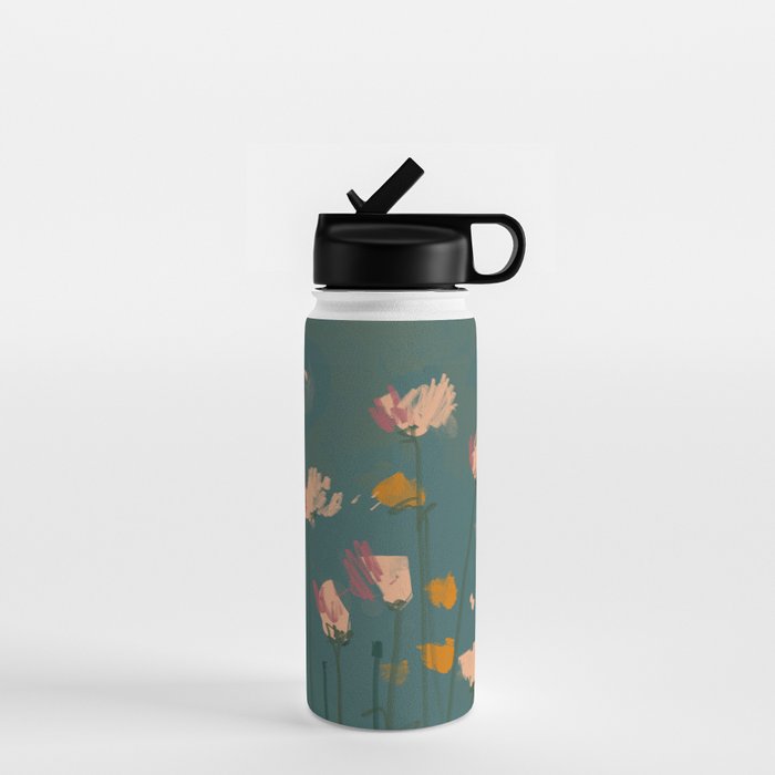 A Field Of Flowers Bloom Water Bottle