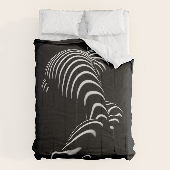 0774-AR BBW Sensual Legs Hips and Ass of a Large Woman Big Beautiful Art Nude Black and White Comforter