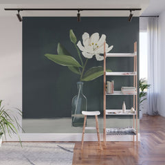 A flower in a vase Wall Mural
