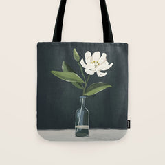 A flower in a vase Tote Bag