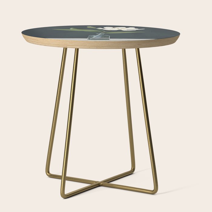 A flower in a vase Side Table
