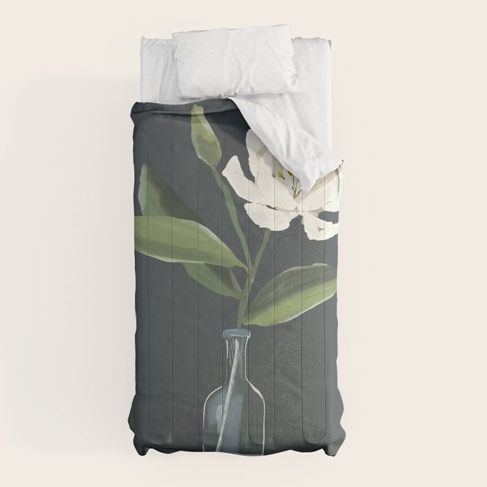 A flower in a vase Comforter