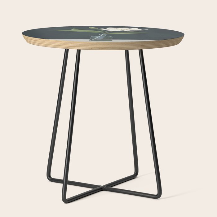 A flower in a vase Side Table