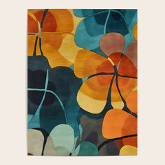 A Floral Palette of Colorful Petals Poster