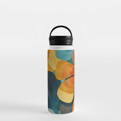 A Floral Palette of Colorful Petals Water Bottle