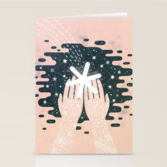 *Catching Stars* Stationery Card