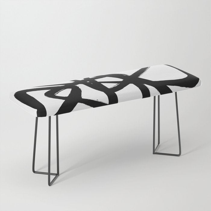 A Family Of Five White Background Bench