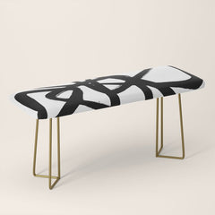 A Family Of Five White Background Bench