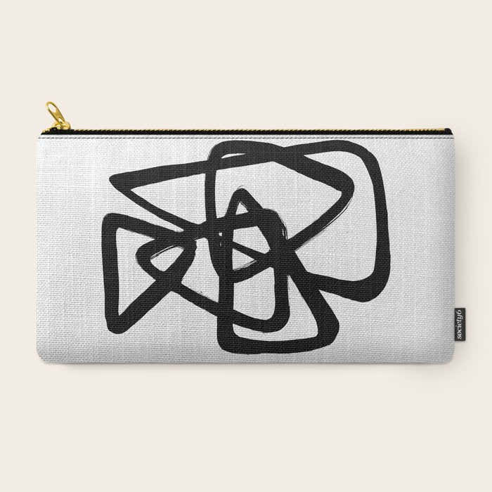 A Family Of Five White Background Carry All Pouch