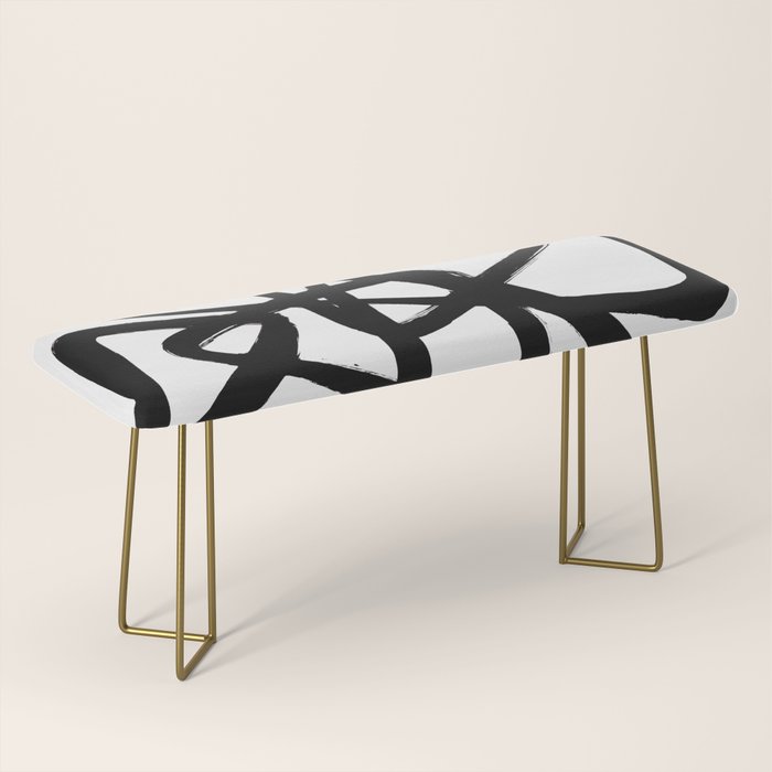 A Family Of Five White Background Bench