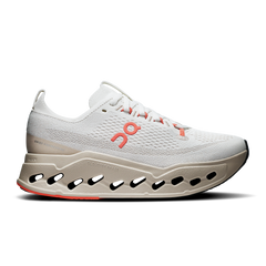 On Running Women's Cloudsurfer Max Shoes - Ivory / Salmon