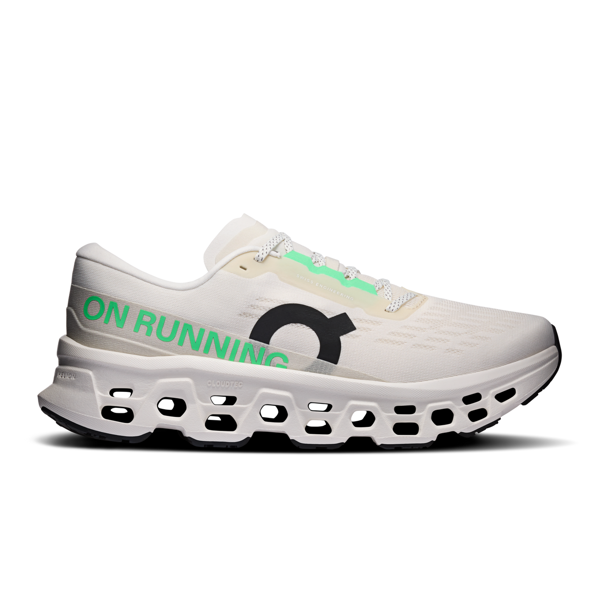 On Running Men's Cloudmonster 3 Wide Shoes - Ivory / Ivory
