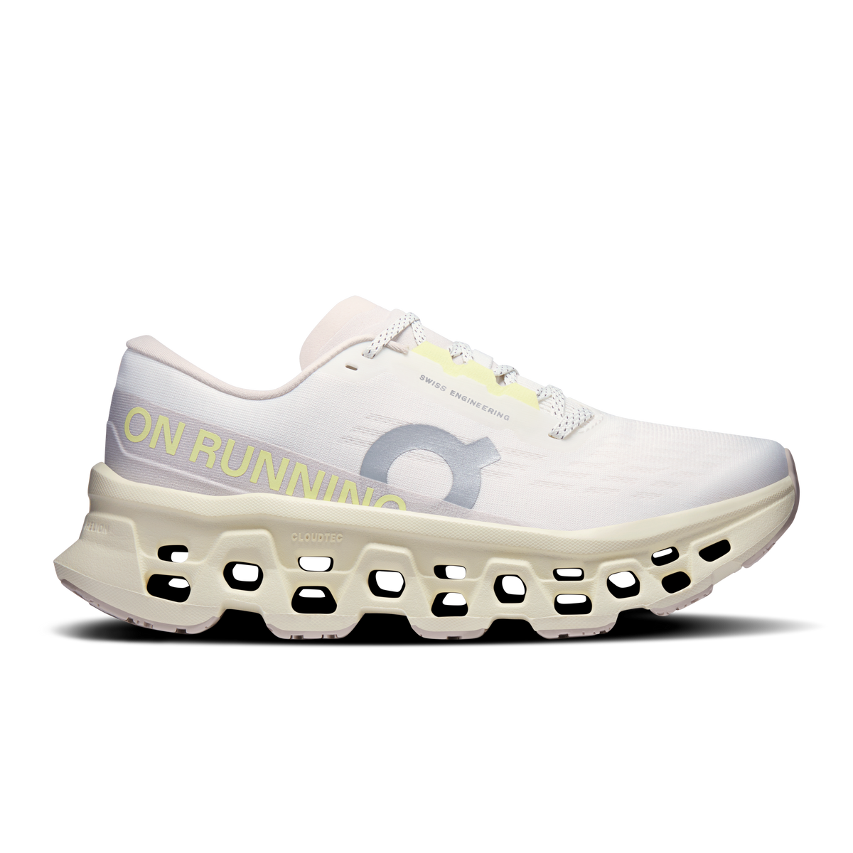 On Running Women's Cloudmonster 3 Shoes - Ivory / Seedling