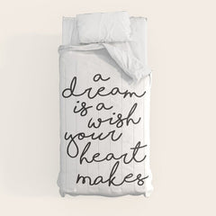 A Dream Is A Wish Your Heart Makes Comforter