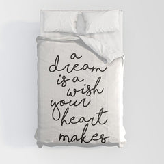A Dream Is A Wish Your Heart Makes Comforter