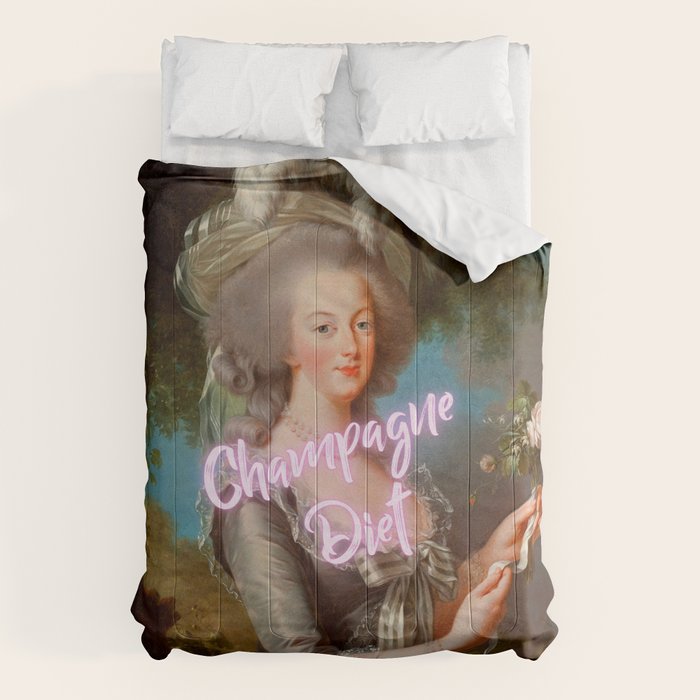 Champagne Diet' Marie Antoinette  Comforter