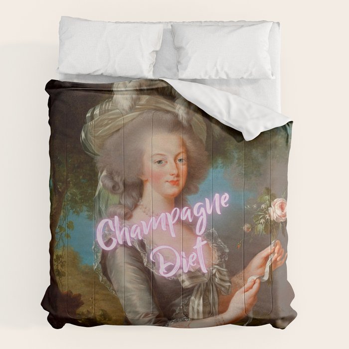 Champagne Diet' Marie Antoinette  Comforter