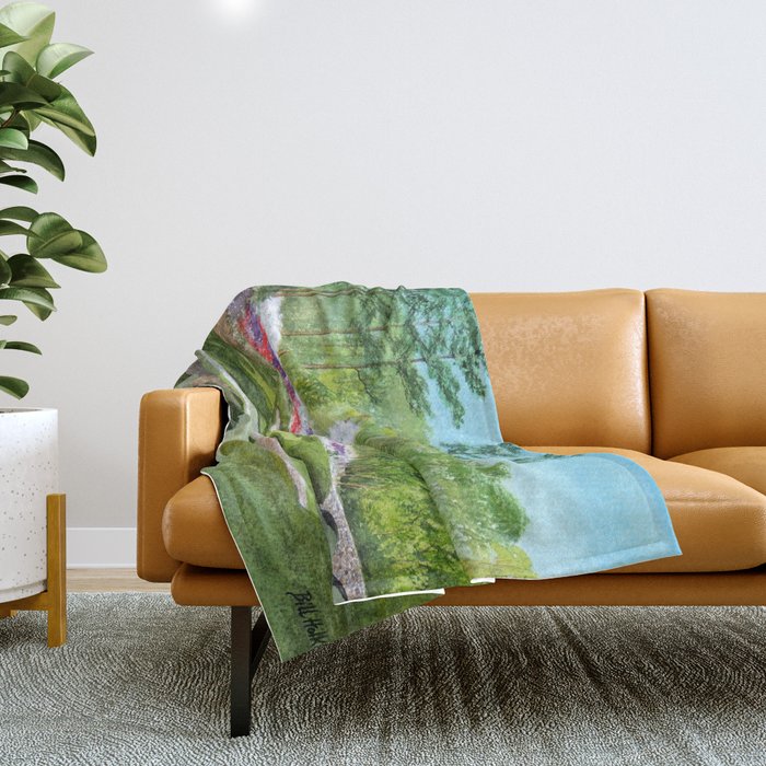 A Georgia Golf Course Throw Blanket