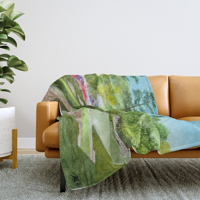 A Georgia Golf Course Throw Blanket