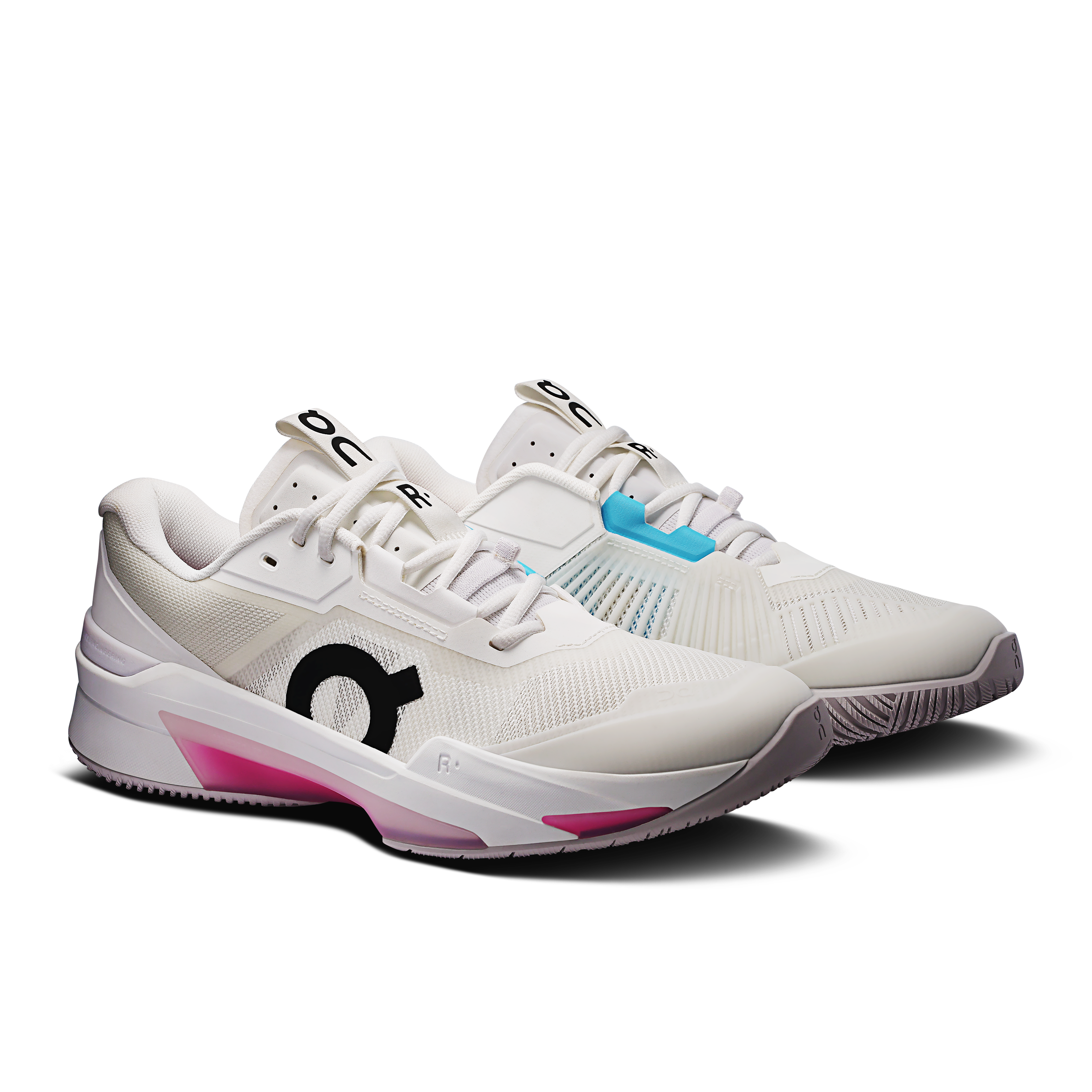 On Running Men's The Roger Pro Fire Shoes - White / Pink