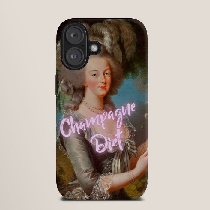 Champagne Diet' Marie Antoinette  iPhone Case
