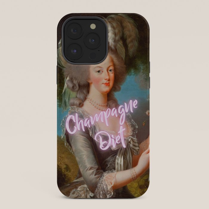 Champagne Diet' Marie Antoinette  iPhone Case