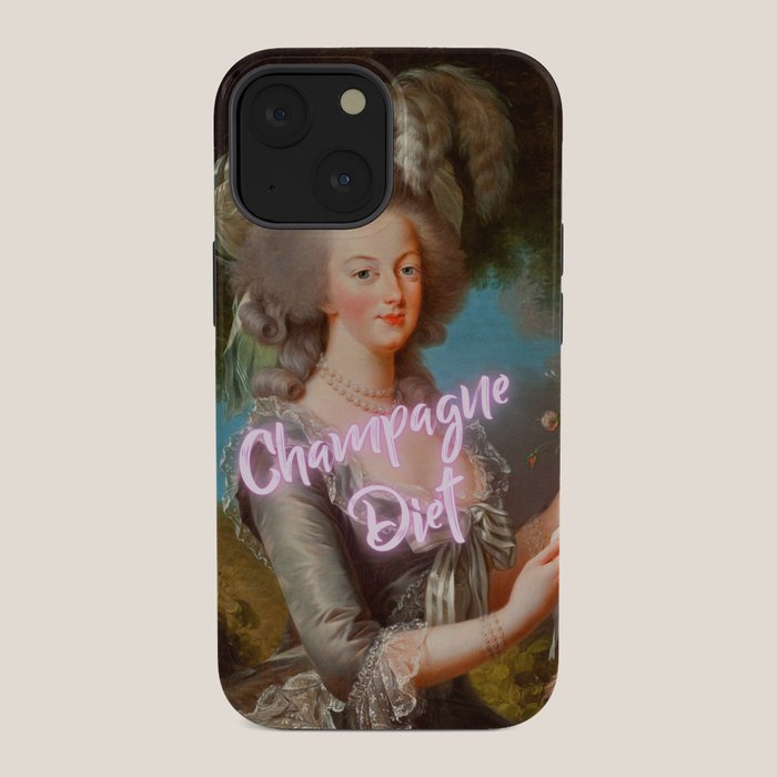 Champagne Diet' Marie Antoinette  iPhone Case