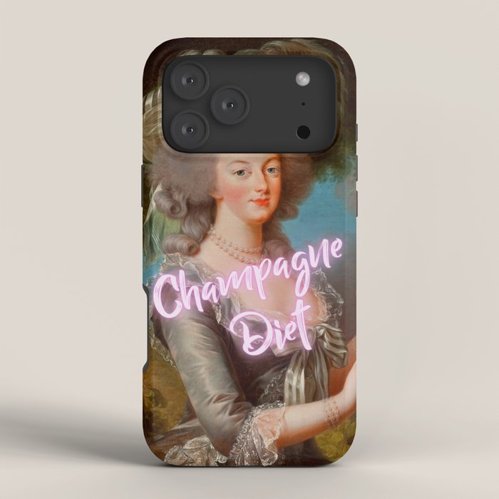 Champagne Diet' Marie Antoinette  iPhone Case
