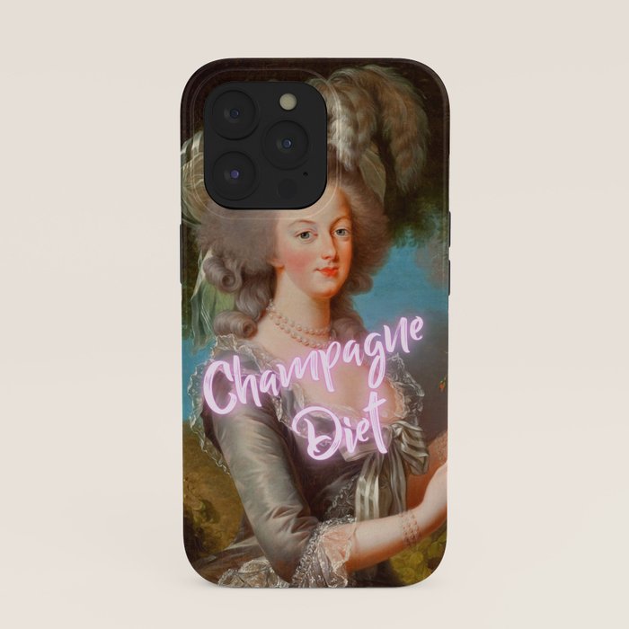 Champagne Diet' Marie Antoinette  iPhone Case