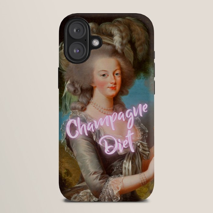 Champagne Diet' Marie Antoinette  iPhone Case