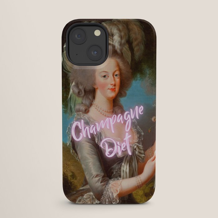 Champagne Diet' Marie Antoinette  iPhone Case