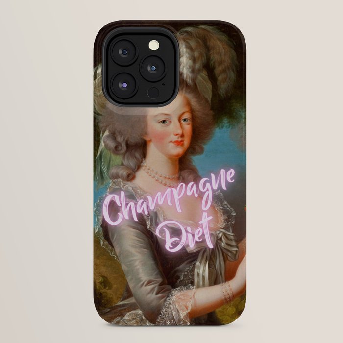 Champagne Diet' Marie Antoinette  iPhone Case
