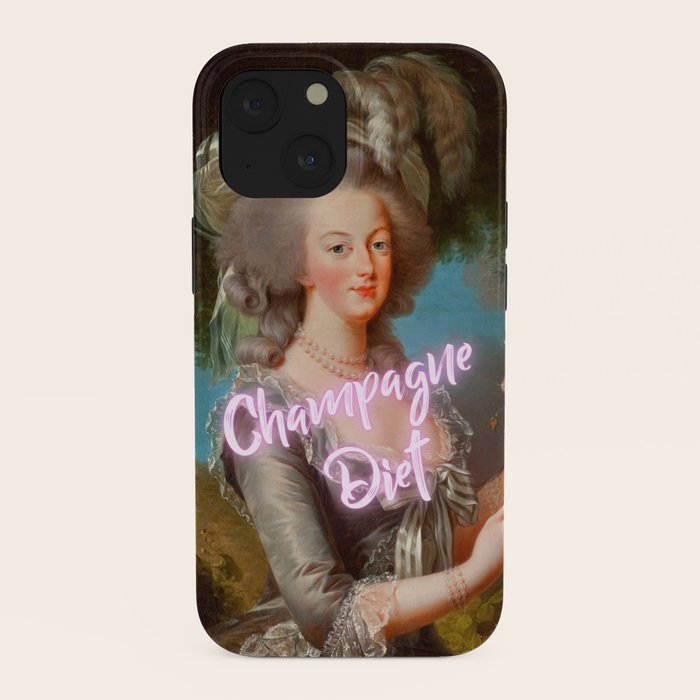 Champagne Diet' Marie Antoinette  iPhone Case