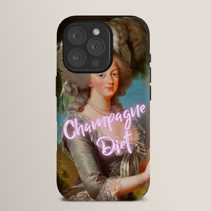 Champagne Diet' Marie Antoinette  iPhone Case