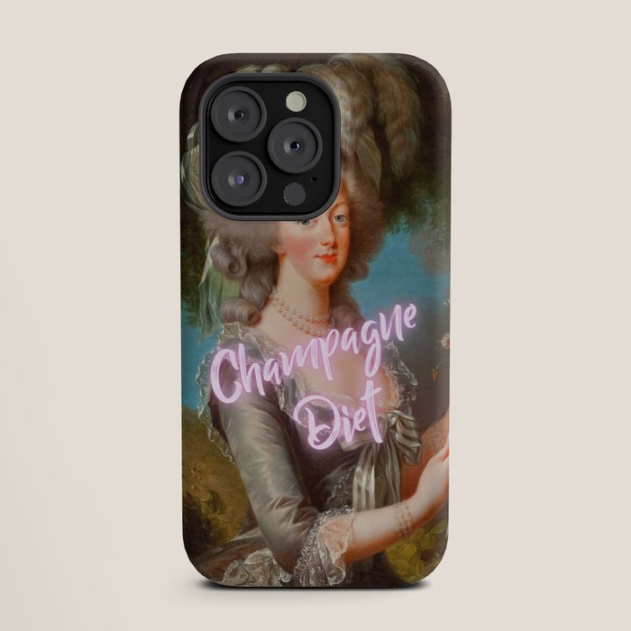 Champagne Diet' Marie Antoinette  iPhone Case
