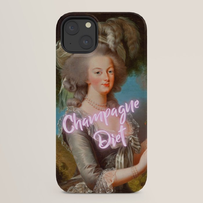 Champagne Diet' Marie Antoinette  iPhone Case