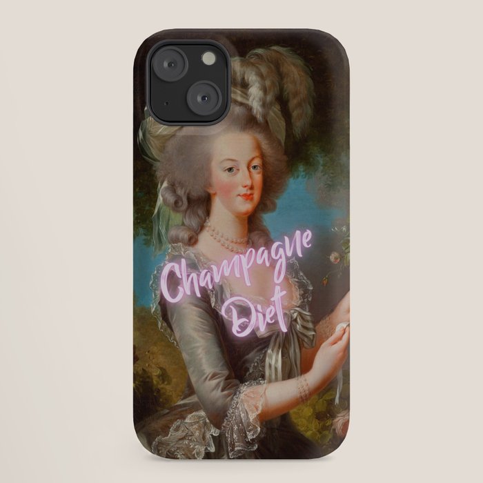 Champagne Diet' Marie Antoinette  iPhone Case