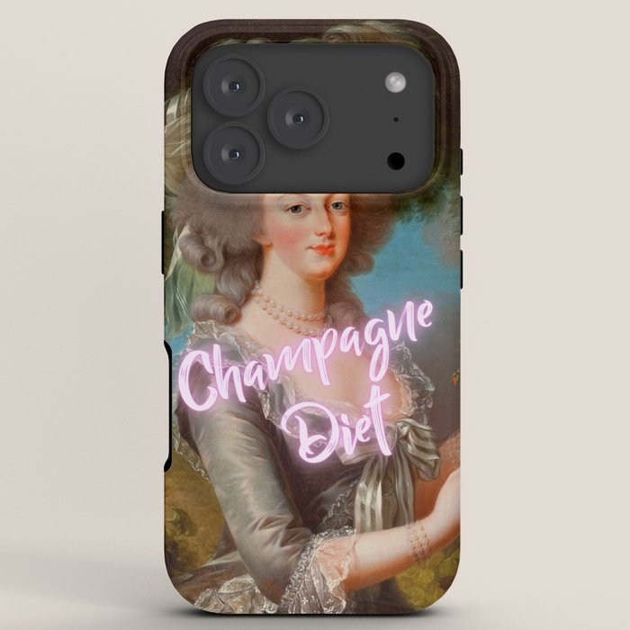 Champagne Diet' Marie Antoinette  iPhone Case