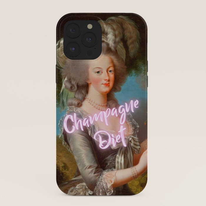 Champagne Diet' Marie Antoinette  iPhone Case
