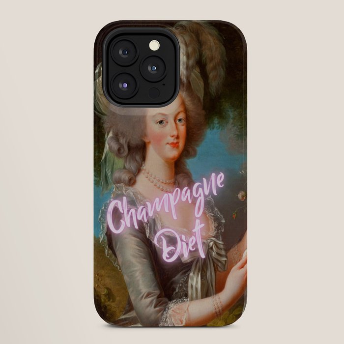 Champagne Diet' Marie Antoinette  iPhone Case