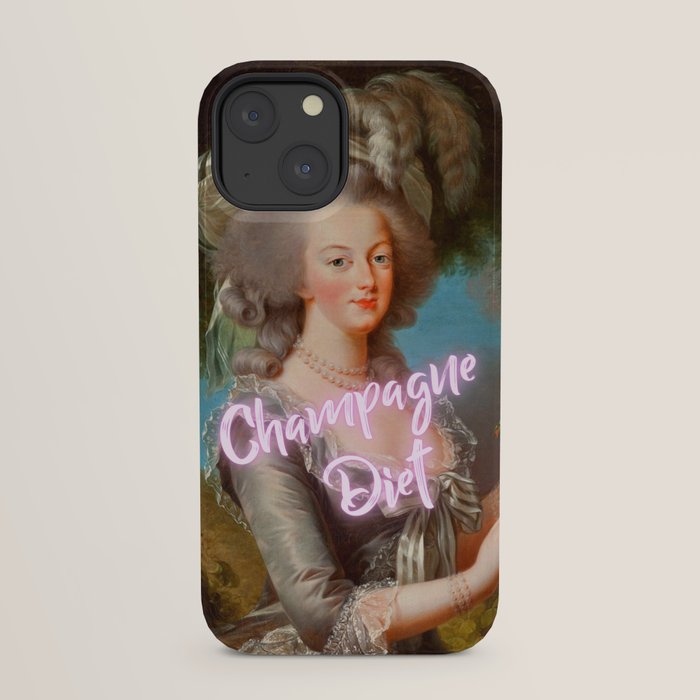 Champagne Diet' Marie Antoinette  iPhone Case