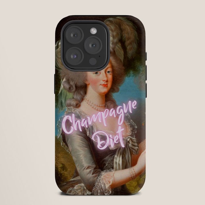 Champagne Diet' Marie Antoinette  iPhone Case