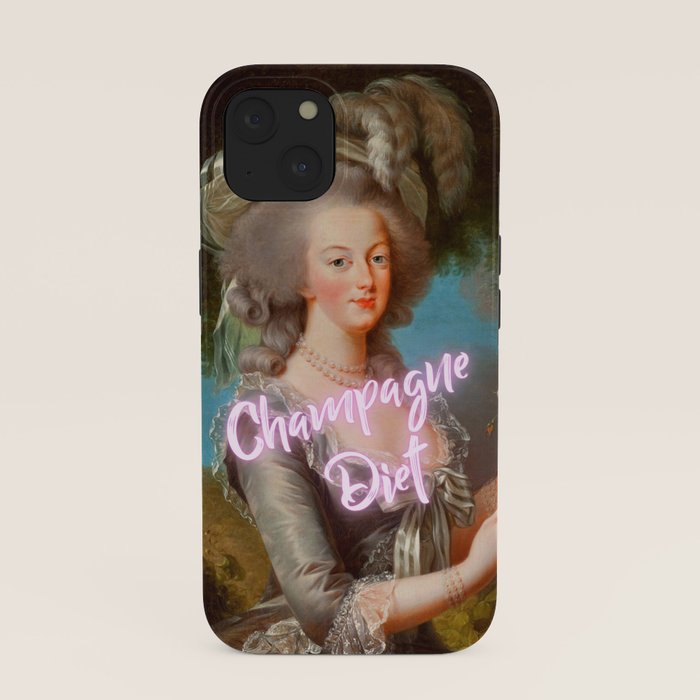 Champagne Diet' Marie Antoinette  iPhone Case