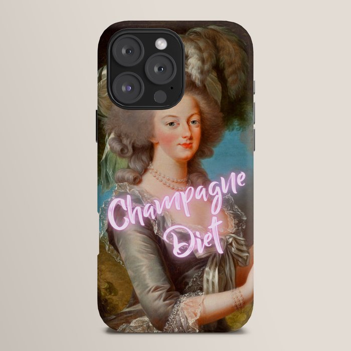 Champagne Diet' Marie Antoinette  iPhone Case