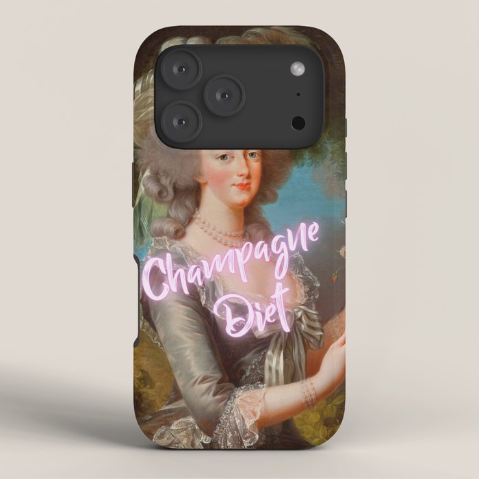 Champagne Diet' Marie Antoinette  iPhone Case