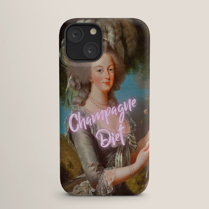 Champagne Diet' Marie Antoinette  iPhone Case
